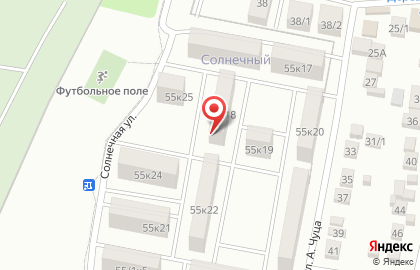 Солнечный, ООО Строитель на карте