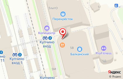Городской ресторан Токио-city на Балканской площади на карте