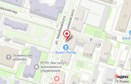 Салон по продаже и доставке цветов Букет-Питер на карте