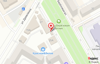 Киоск по продаже фруктов и овощей на Берёзовой аллее на карте