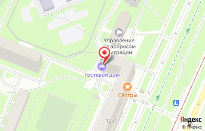 Гостевой дом Невский стиль на проспекте Просвещения на карте