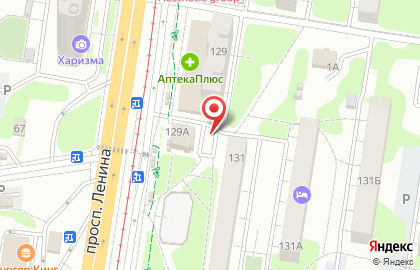 Киоск по продаже фруктов и овощей в Центральном районе на карте