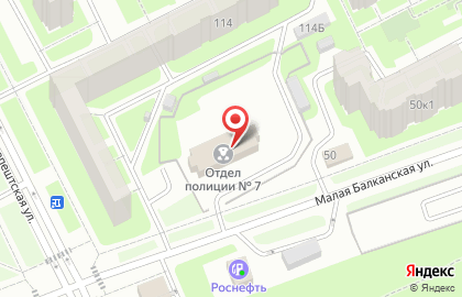 Центр по исполнению административного законодательства Управления МВД РФ по Фрунзенскому району на карте