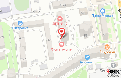 Продуктовый магазин в Ростове-на-Дону на карте