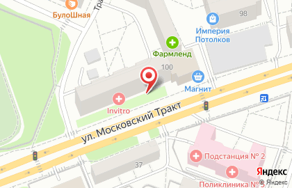 Дом массажа на Московском тракте на карте