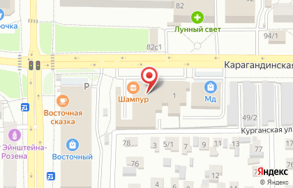 Оренбургский филиал Банкомат, Банк ВТБ 24 на Курганской улице на карте