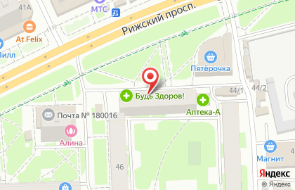 Магазин товаров для рукоделия Ирина на Рижском проспекте, 44 на карте