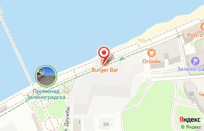 Кафе быстрого питания Burger Bar на Крымской улице на карте