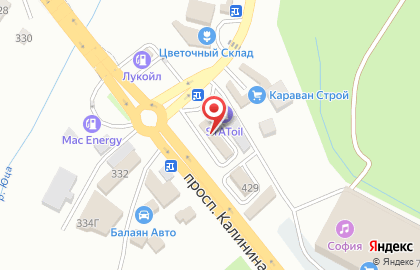 Автомойка в Ставрополе на карте