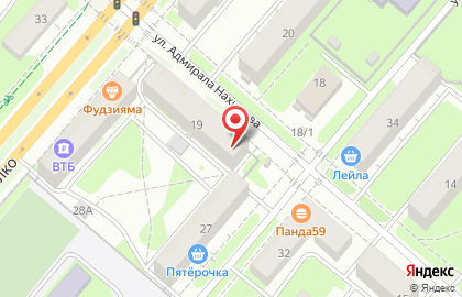 Салон-парикмахерская Шанс на улице Адмирала Нахимова на карте