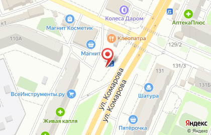 Киоск по продаже цветов в Тракторозаводском районе на карте