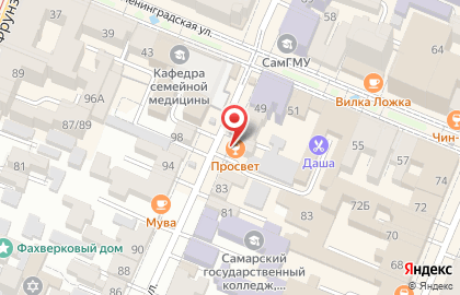 Крафт-бар Просвет на карте