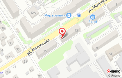 Магазин ритуальных принадлежностей Вечность в Железнодорожном районе на карте