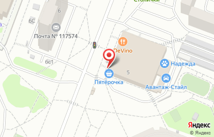 Супермаркет Пятёрочка на Вильнюсской улице на карте