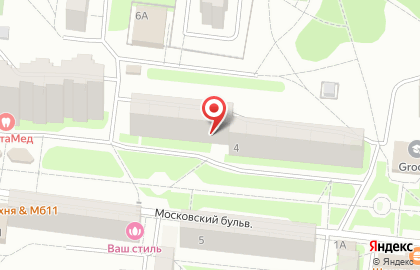 Продуктовый магазин в Москве на карте