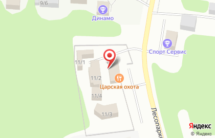 База отдыха Лесная сказка на Лесопарковой улице на карте