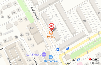 Автомагазин Клаксон на Любимой улице на карте