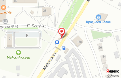 Магазин и киоск Грядка в Левобережном районе на карте