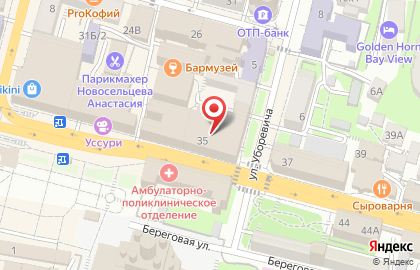 Торговый дом Владивостокский ГУМ на Светланской улице на карте