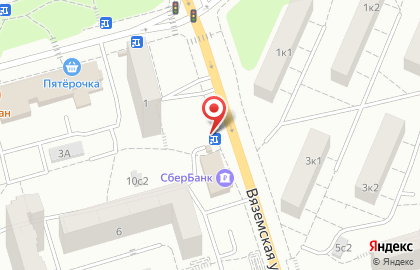 Киоск печатной продукции АМО-Пресс на Вяземской улице на карте