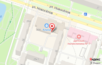 Пекарня Shuman на улице Новосёлов на карте