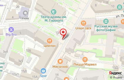 Киоск по продаже печатной продукции на улице Большая Покровская 15 на карте