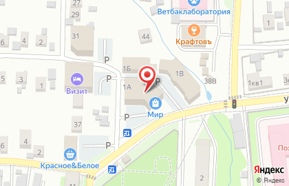 Центр распродаж мебели Полцены на улице Мира в Похвистнево на карте