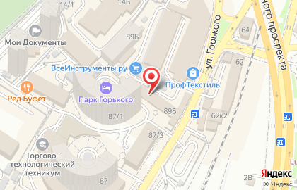 Ирис на улице Горького на карте