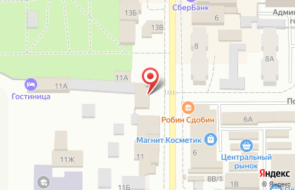 Бюро путешествий Пилигрим на Октябрьской улице на карте