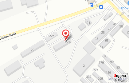 Строительная компания Жилстрой-1 в Белгороде на карте
