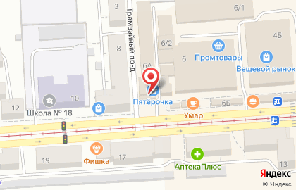 Столовая Ирада в Челябинске на карте