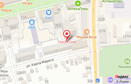 Стоматологическая клиника Ника в Ростове-на-Дону на карте