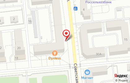 Магазин кондитерских изделий Сладкий мир на Советской улице на карте