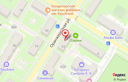 Магазин игрушек и товаров для творчества Идея на Оранжерейной улице на карте