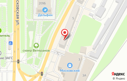 Магазин пряжи Фантазия в Калуге на карте