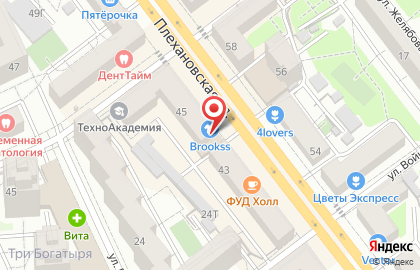 ЗАО Банкомат, МКБ Москомприватбанк на Плехановской улице на карте