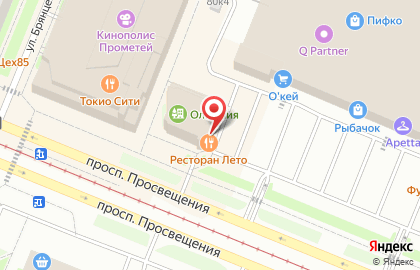 Магазин цифровой и бытовой техники DNS на метро Гражданский проспект на карте