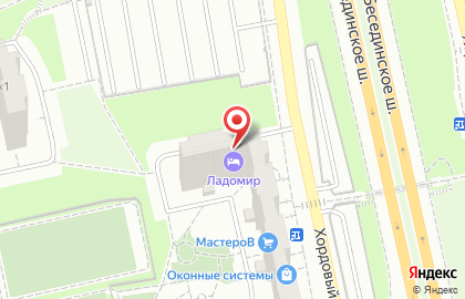 Мини-отель Ладомир на улице Борисовские Пруды на карте