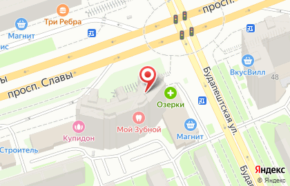 Продуктовый магазин Белорусский дворик в Фрунзенском районе на карте