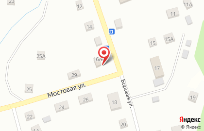 Продуктовый магазин Маргарита на Боровой улице на карте