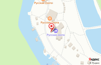 Гостиничный комплекс Русская охота в Железнодорожном районе на карте