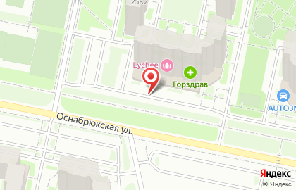 Наша Пекарня на Оснабрюкской улице на карте