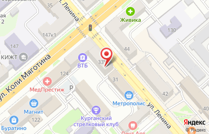 Туристическое агентство Турист на улице Ленина на карте