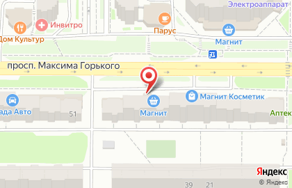 Компания по изготовлению корпусной мебели на заказ Абсолют на проспекте Максима Горького на карте