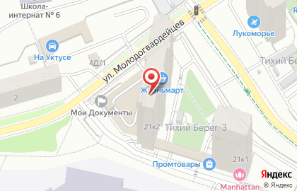Академия гимнастики секция детской спортивной гимнастики в Чкаловском районе на карте