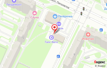 Автоцентр в Санкт-Петербурге на карте
