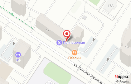 Причесочная на улице Николая Зелинского на карте
