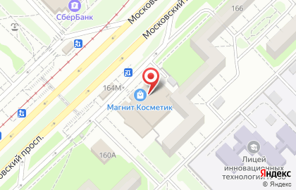 Магазин косметики и бытовой химии на Московском проспекте на карте