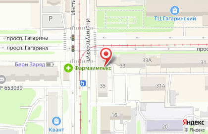 Аквилон на проспекте Гагарина на карте