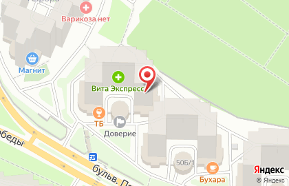 Компания ПромТехКомплект на бульваре Победы на карте